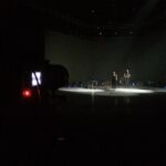 Fotografía del rodaje de visuales para el grupo musical Archive.
