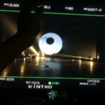 Fotografía del rodaje de visuales para el grupo musical Archive.