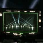 Fotografía del rodaje de visuales para el grupo musical Archive.