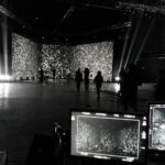 Fotografía del rodaje de visuales para el grupo musical Archive.