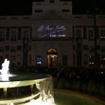 Video Mapping de Homenaje a Benito Pérez Galdós para la noche de los libros en Madrid
