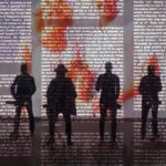 Videoclip y visuales del tema 'Driving in Nails' del grupo musical Archive.